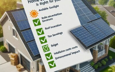 Is Solar Energy Right for You? A Simple Checklist